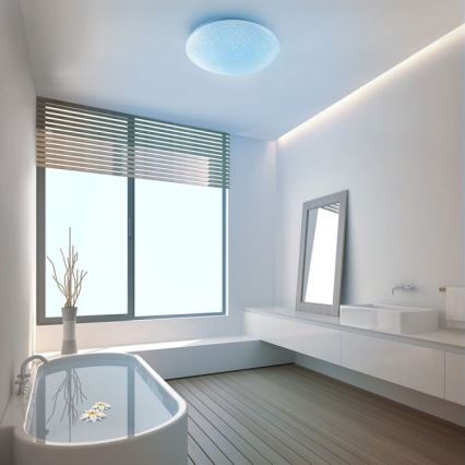 Leuchten Direkt 14241-16 - LED RGB Reguliuojamas lubinis šviestuvas SKYLER LED/5,6W/230V + valdymo pultas