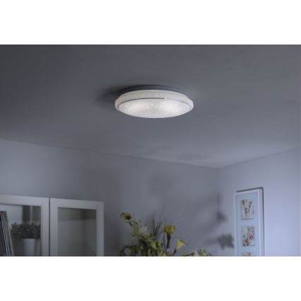 Leuchten Direkt 14366-16 - LED Reguliuojamas lubinis šviestuvas JUPITER LED/40W/230V 3000-5000K + valdymo pultas