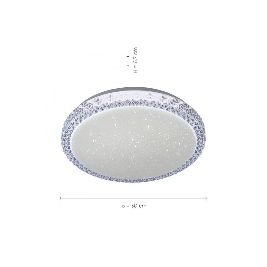 Leuchten Direkt 14370-00 - LED Reguliuojamas lubinis šviestuvas FRIDA LED/12W/230V