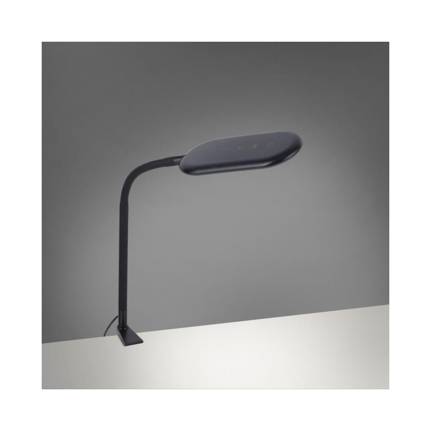 Leuchten Direkt 14404-18-LED Reguliuojama stalinė lempa su segtuku KELLY LED/7W/230V 3000/4000/6000K