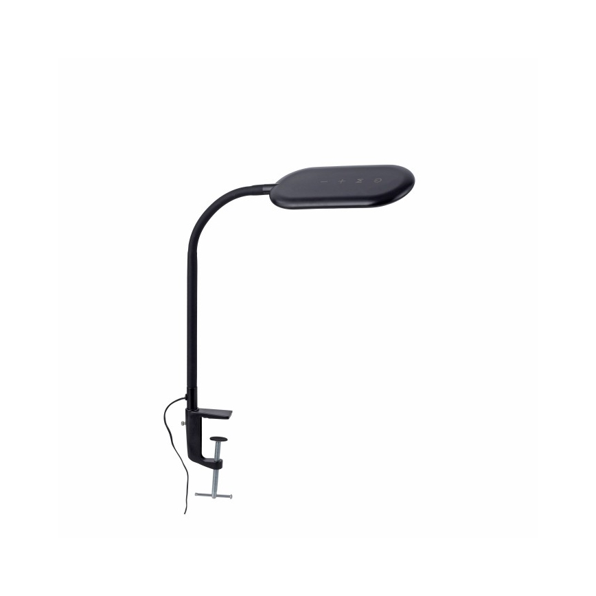 Leuchten Direkt 14404-18-LED Reguliuojama stalinė lempa su segtuku KELLY LED/7W/230V 3000/4000/6000K
