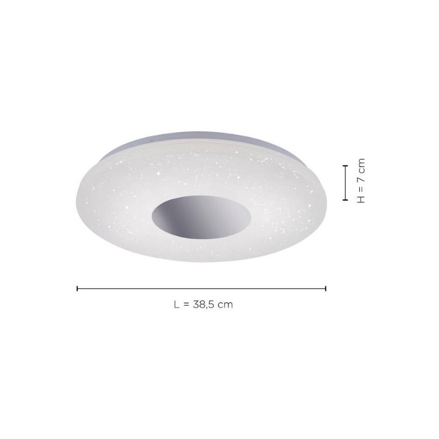Leuchten Direkt 14422-17 - LED Vonios lubinis šviestuvas su jutikliu LAVINIA LED/18W/230V IP44