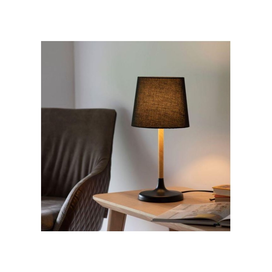 Leuchten Direkt 14423-18 - Stalinė lempa NIMA 1xE14/40W/230V juoda