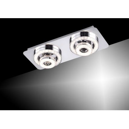 Leuchten Direkt 14521-17 - LED Lubinis šviestuvas TIM 2xLED/2,8W/230V + 2xLED/3,1W