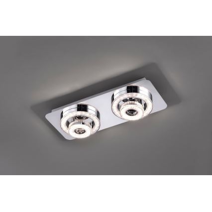 Leuchten Direkt 14521-17 - LED Lubinis šviestuvas TIM 2xLED/2,8W/230V + 2xLED/3,1W