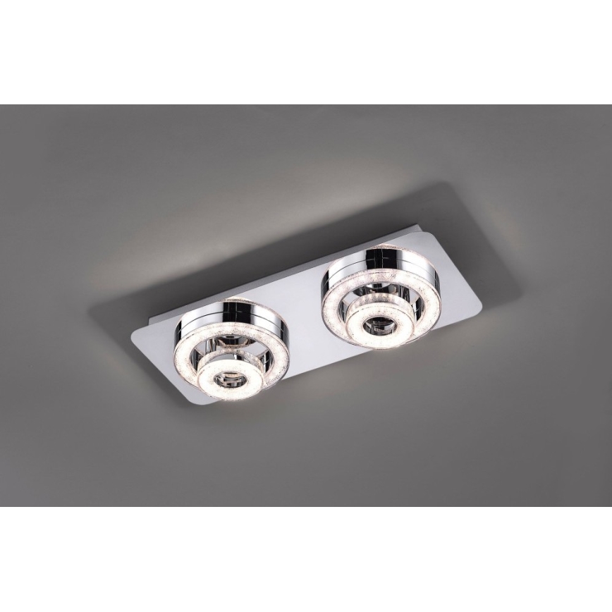 Leuchten Direkt 14521-17 - LED Lubinis šviestuvas TIM 2xLED/2,8W/230V + 2xLED/3,1W