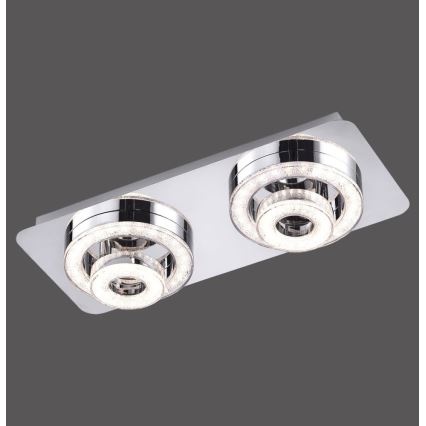 Leuchten Direkt 14521-17 - LED Lubinis šviestuvas TIM 2xLED/2,8W/230V + 2xLED/3,1W