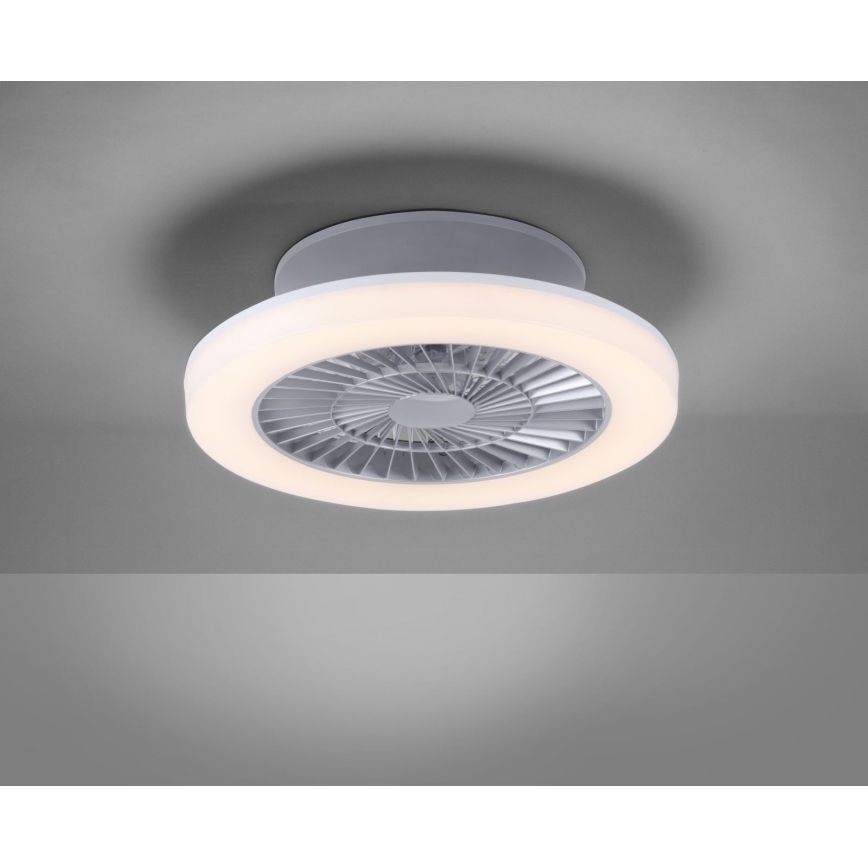 Leuchten Direkt 14645-55 - LED Šviestuvas su ventiliatoriumi LEONARD LED/27W/230V