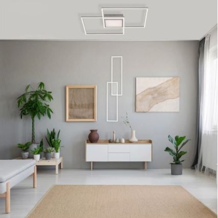 Leuchten Direkt 14711-55 - LED Reguliuojamas lubinis šviestuvas ASMIN LED/42W/230V 3000-5000K + valdymo pultas