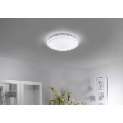 Leuchten Direkt 14743-16 - LED RGB Reguliuojamas lubinis šviestuvas JUPI LED/28W/230V Tuya 2700-5000K + valdymo pultas