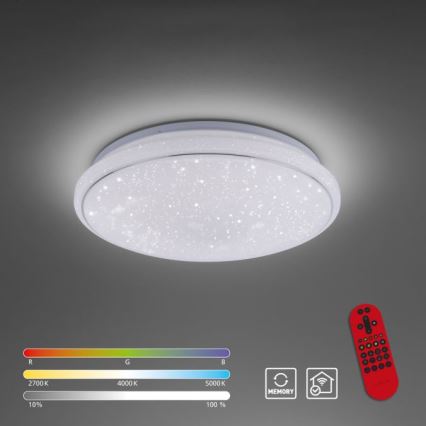 Leuchten Direkt 14743-16 - LED RGB Reguliuojamas lubinis šviestuvas JUPI LED/28W/230V Tuya 2700-5000K + valdymo pultas