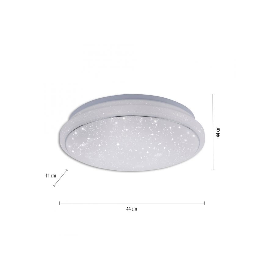 Leuchten Direkt 14743-16 - LED RGB Reguliuojamas lubinis šviestuvas JUPI LED/28W/230V Tuya 2700-5000K + valdymo pultas