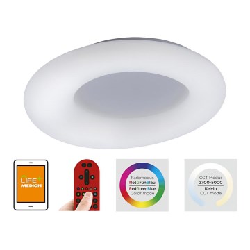 Leuchten Direkt 14746-16 - LED RGB Pritemdomas šviestuvas LOLA LED / 38W / 230V Tuya + Valdymo pultas