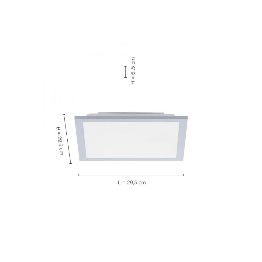 Leuchten Direkt 14750-21 - LED Lubinis šviestuvas FLAT LED/12W/230V