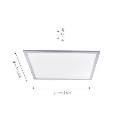 Leuchten Direkt 14752-21 - LED Lubinis šviestuvas FLAT LED/17W/230V