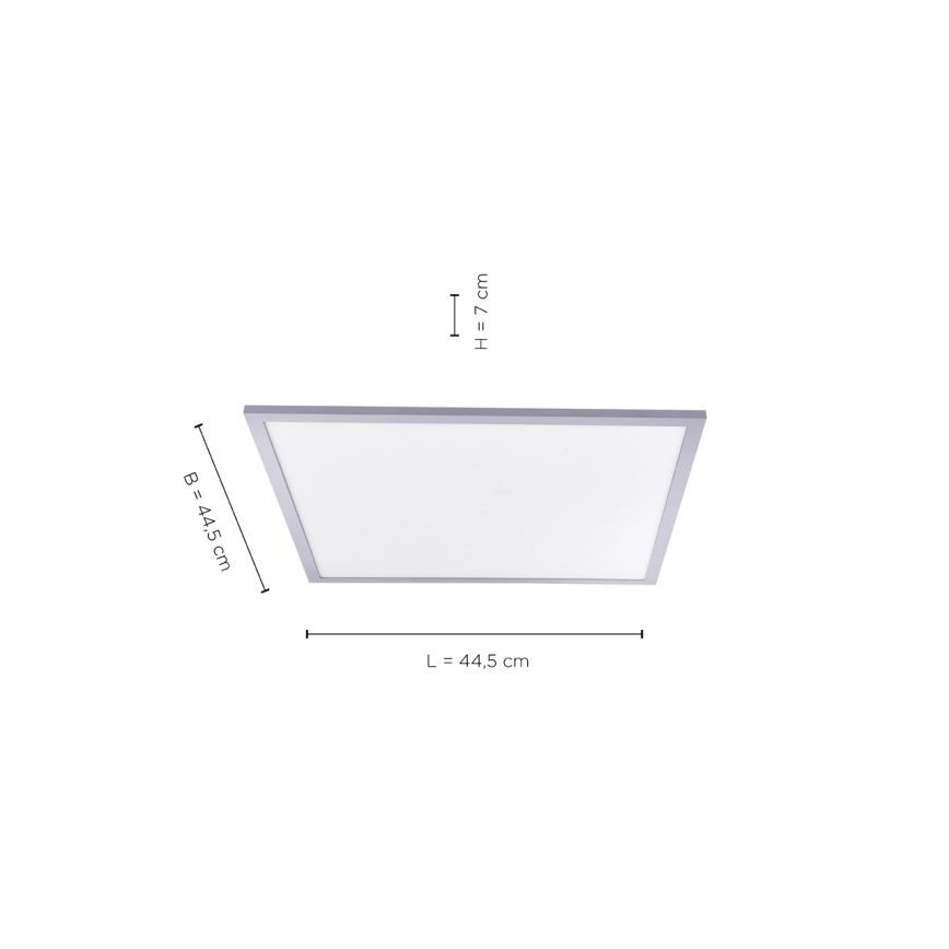 Leuchten Direkt 14752-21 - LED Lubinis šviestuvas FLAT LED/17W/230V