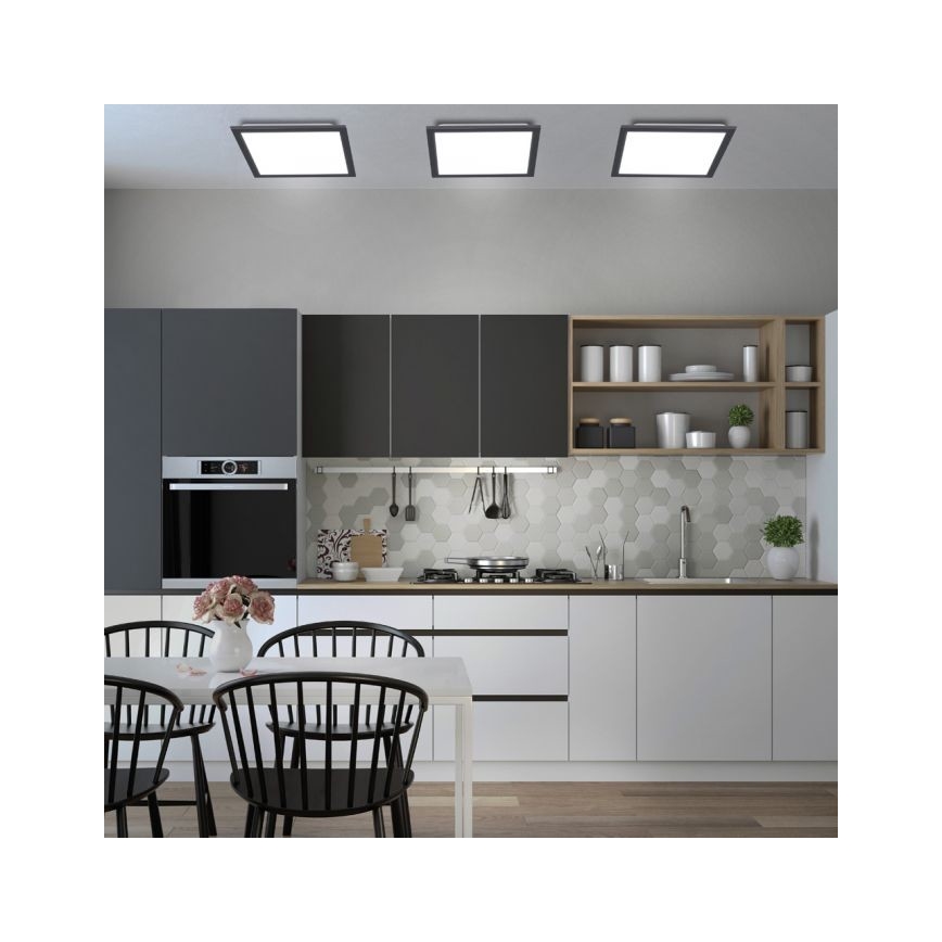 Leuchten Direkt 14754-18- LED Reguliuojamas lubinis šviestuvas FLAT LED/20W/230V 2700K-5000K + valdymo pultas