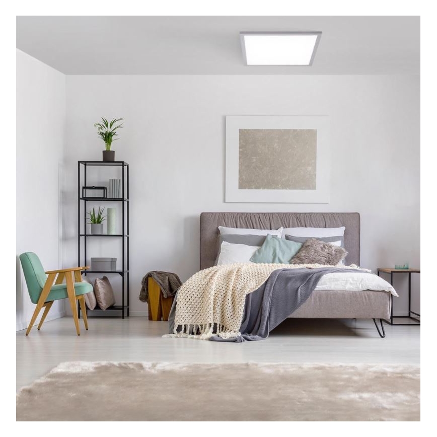 Leuchten Direkt 14755-21- LED Reguliuojamas lubinis šviestuvas FLAT LED/28W/230V 2700-5000K + valdymo pultas