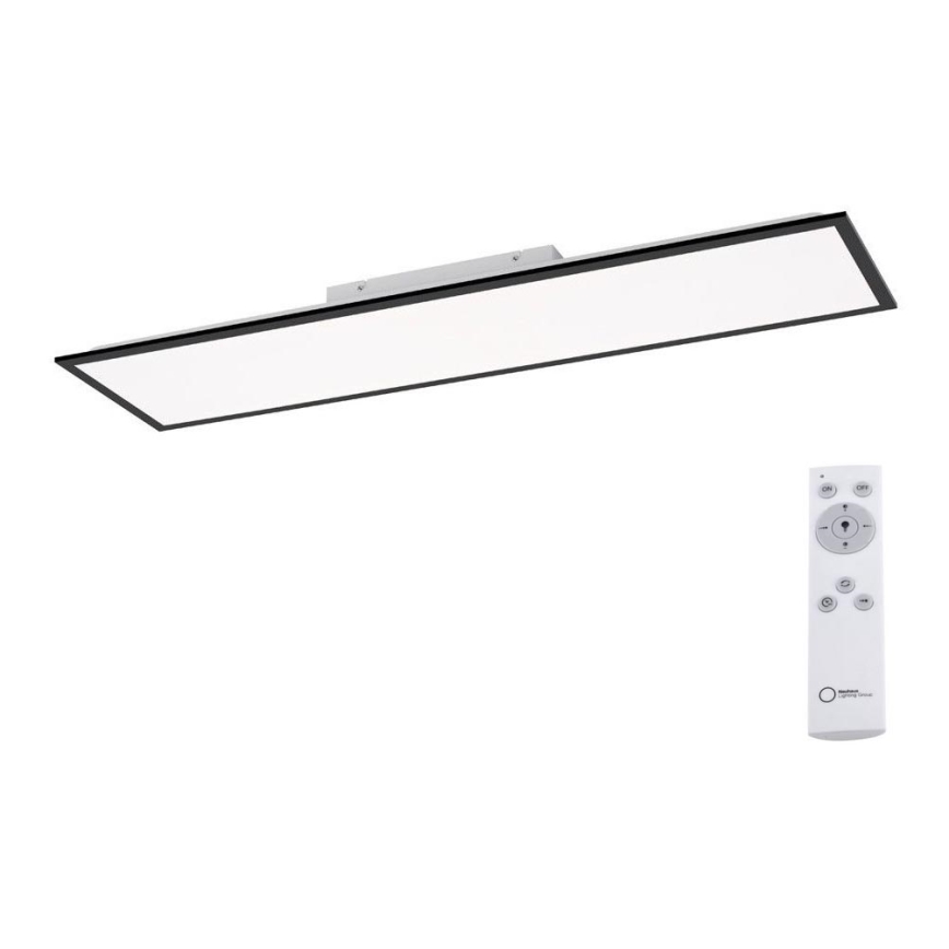 Leuchten Direkt 14757-18 - LED Reguliuojama ant pagrindo montuojama panelė FLAT LED/36W/230V 2700-5000K juoda + valdymo pultas