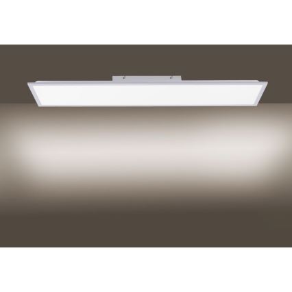 Leuchten Direkt 14757-21- LED Reguliuojamas ant pagrindo montuojamas skydelis FLAT LED/36W/230V 2700-5000K sidabras + valdymo pultas