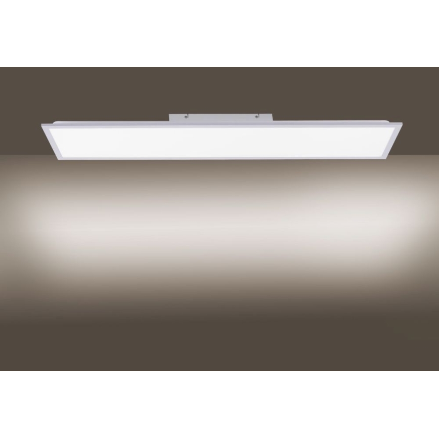 Leuchten Direkt 14757-21- LED Reguliuojamas ant pagrindo montuojamas skydelis FLAT LED/36W/230V 2700-5000K sidabras + valdymo pultas