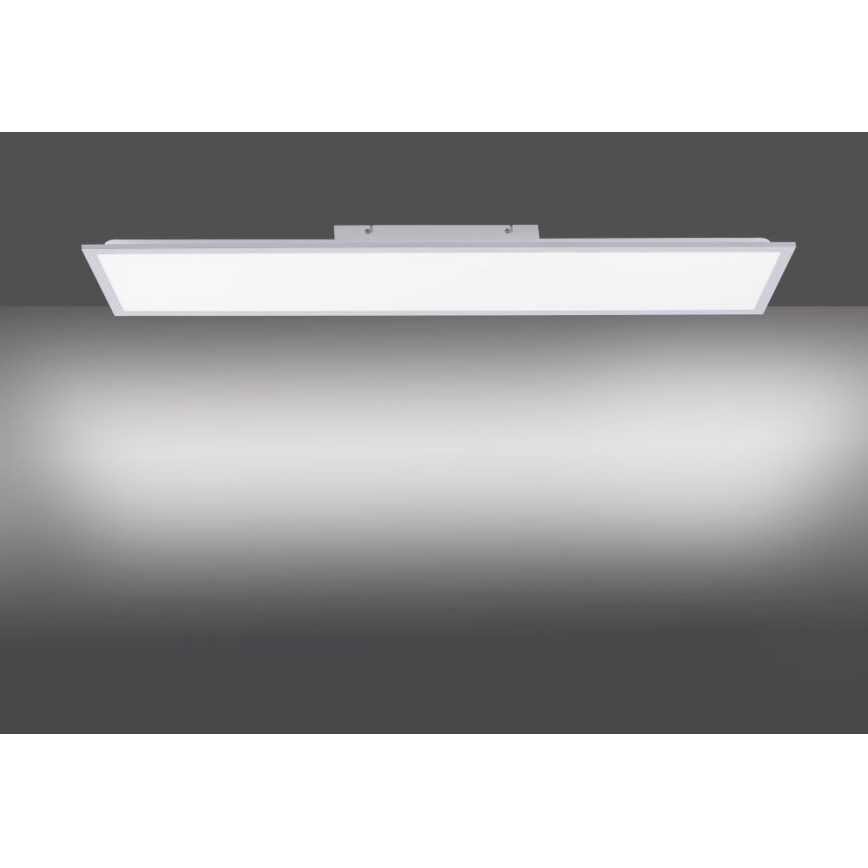 Leuchten Direkt 14757-21- LED Reguliuojamas ant pagrindo montuojamas skydelis FLAT LED/36W/230V 2700-5000K sidabras + valdymo pultas