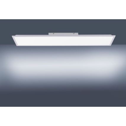 Leuchten Direkt 14757-21- LED Reguliuojamas ant pagrindo montuojamas skydelis FLAT LED/36W/230V 2700-5000K sidabras + valdymo pultas