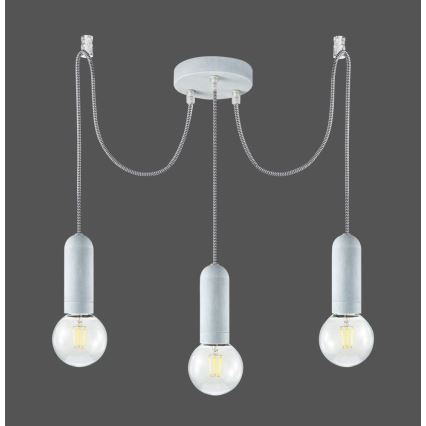 Leuchten Direkt 14776-22 - Pakabinamas sietynas TURN ME 3xE27/60W/230V voras
