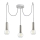 Leuchten Direkt 14776-55 - Pakabinamas sietynas TURN ME 3xE27/60W/230V voras