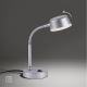 Leuchten Direkt 14825-21 - LED Stalinė lempa ENISA 1xLED/3,5W/230V sidabras