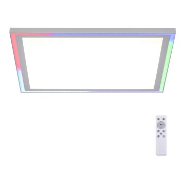 Leuchten Direkt 14900-16 - LED RGB pritemdomas lubinis šviestuvas EDGING LED/24W/230V + nuotolinio valdymo pultas