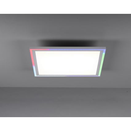 Leuchten Direkt 14900-16 - LED RGB pritemdomas lubinis šviestuvas EDGING LED/24W/230V + nuotolinio valdymo pultas