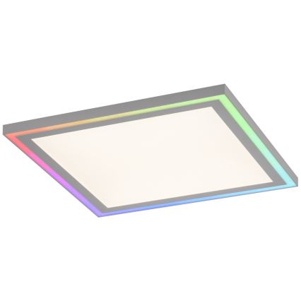 Leuchten Direkt 14900-16 - LED RGB pritemdomas lubinis šviestuvas EDGING LED/24W/230V + nuotolinio valdymo pultas