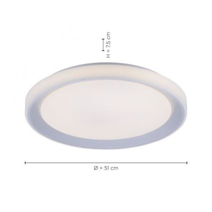 Leuchten Direkt 15110-21 - LED RGB Reguliuojamas lubinis šviestuvas LENI LOLASMART LED/40W/230V + valdymo pultas