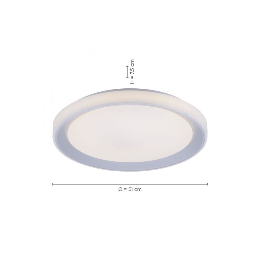 Leuchten Direkt 15110-21 - LED RGB Reguliuojamas lubinis šviestuvas LENI LOLASMART LED/40W/230V + valdymo pultas