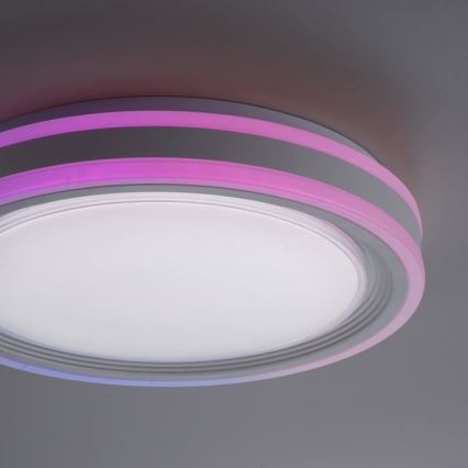 Leuchten Direkt 15152-16 - LED RGBW Reguliuojamas lubinis šviestuvas SPHERIC LED/18W/230V + valdymo pultas