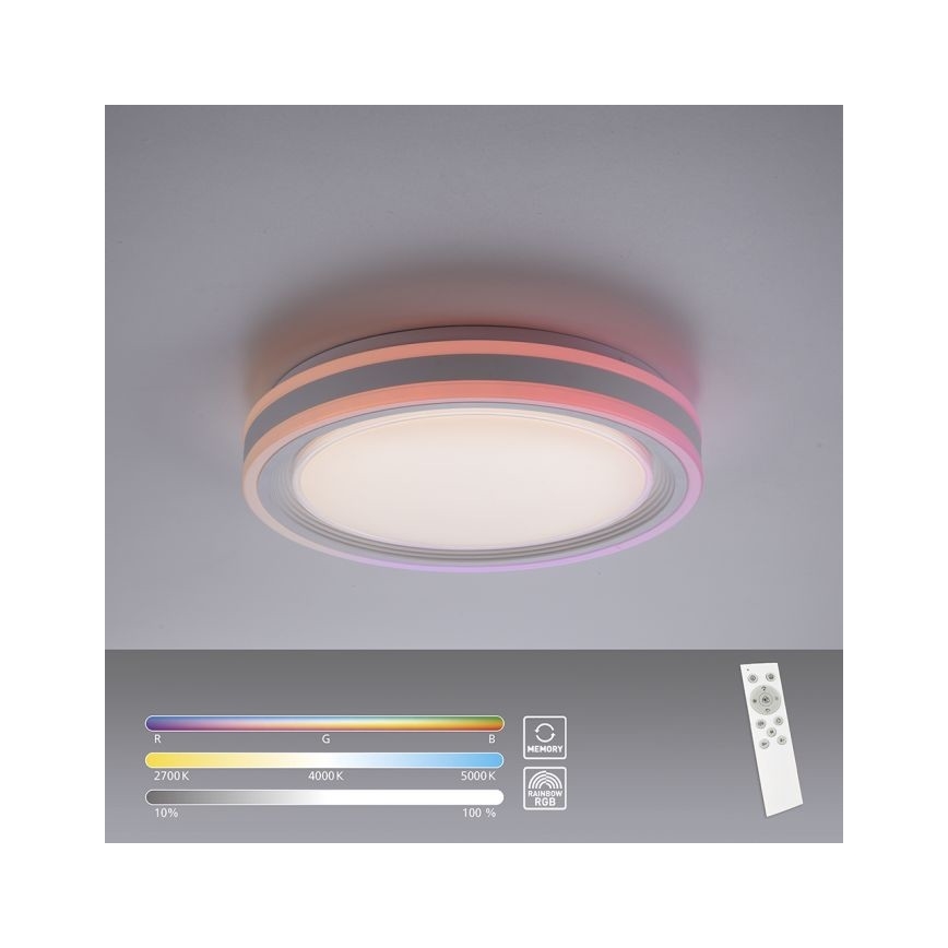 Leuchten Direkt 15152-16 - LED RGBW Reguliuojamas lubinis šviestuvas SPHERIC LED/18W/230V + valdymo pultas