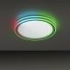 Leuchten Direkt 15154-16-LED RGB Reguliuojamas lubinis šviestuvas  EDGING LED/39W/230V + valdymo pultas