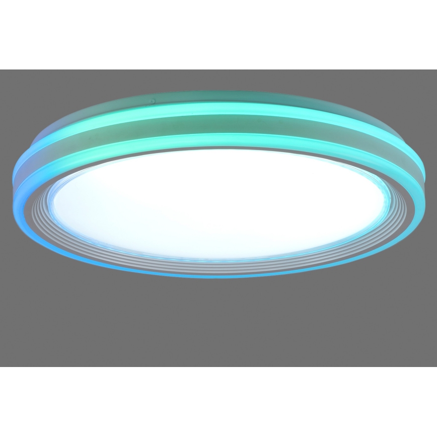 Leuchten Direkt 15154-16-LED RGB Reguliuojamas lubinis šviestuvas  EDGING LED/39W/230V + valdymo pultas