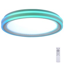 Leuchten Direkt 15154-16-LED RGB Reguliuojamas lubinis šviestuvas  EDGING LED/39W/230V
