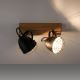 Leuchten Direkt 15172-18 - Akcentinis šviestuvas BEETLE 2xE14/10W/230V pušis