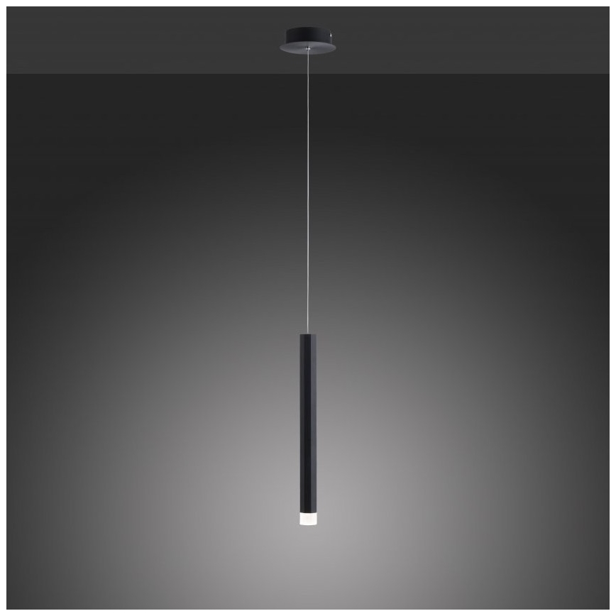 Leuchten Direkt 15202-18 - LED Pakabinamas sietynas BRUNO LED/4,8W/230V juodas