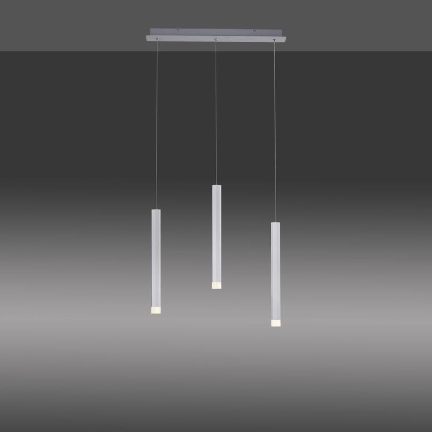 Leuchten Direkt 15203-95 - LED Pakabinamas sietynas BRUNO 3xLED/4,8W/230V baltas