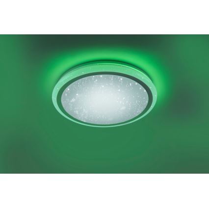 Leuchten Direkt 15220-16 - LED RGB Reguliuojamas lubinis šviestuvas LUISA LED/28W/230V + valdymo pultas