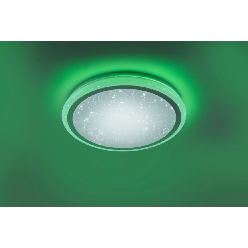 Leuchten Direkt 15220-16 - LED RGB Reguliuojamas lubinis šviestuvas LUISA LED/28W/230V + valdymo pultas