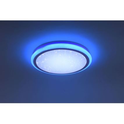 Leuchten Direkt 15220-16 - LED RGB Reguliuojamas lubinis šviestuvas LUISA LED/28W/230V + valdymo pultas