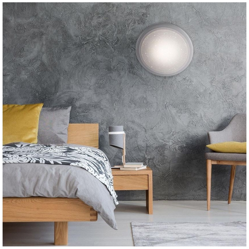 Leuchten Direkt 15220-16 - LED RGB Reguliuojamas lubinis šviestuvas LUISA LED/28W/230V + valdymo pultas