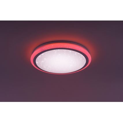 Leuchten Direkt 15220-16 - LED RGB Reguliuojamas lubinis šviestuvas LUISA LED/28W/230V + valdymo pultas