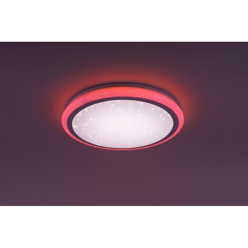 Leuchten Direkt 15220-16 - LED RGB Reguliuojamas lubinis šviestuvas LUISA LED/28W/230V + valdymo pultas