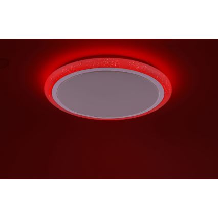 Leuchten Direkt 15230-16 - LED RGB Reguliuojamas lubinis šviestuvas LUISA LED/42W/230V 3000-6400K + valdymo pultas